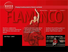 Tablet Screenshot of flamencobiennial.com